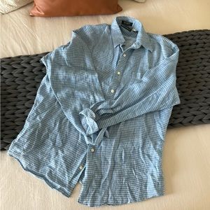 Newman Marcus 100% Irish Linen Dress Shirt